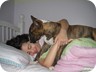 Waking up with a kiss.