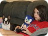 Julia with Prudence and Sonic...